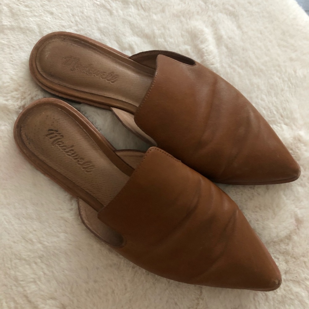 Madewell Gemma mule in size 8, English saddle